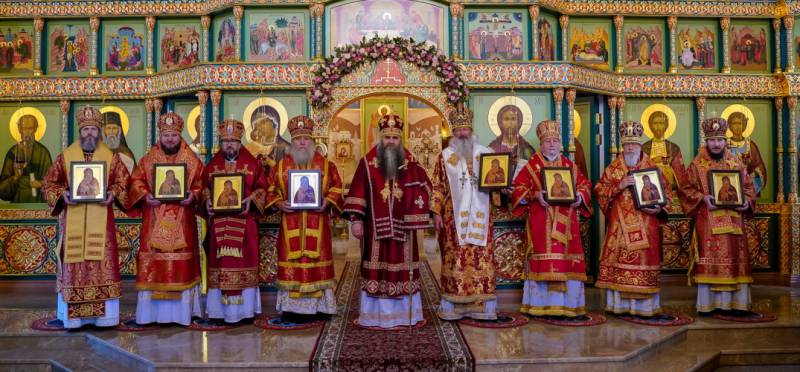 В день своего тезоименитства митрополит Георгий освятил храм в честь Феодоровской иконы Божией Матери