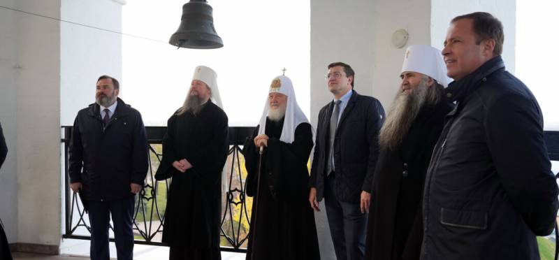 Святейший Патриарх Кирилл посетил Нижегородский кремль
