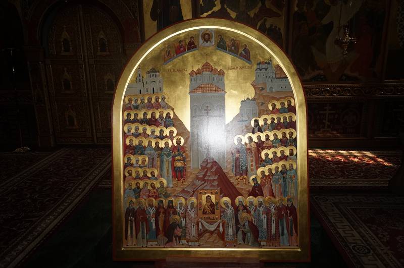 Освящение иконы Собора Нижегородских святых