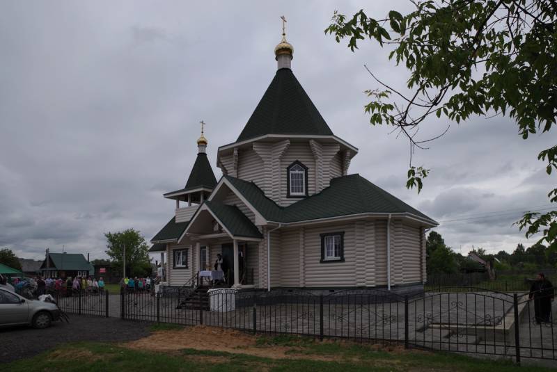 В селе Конево Балахнинского района освящен новый храм в честь святого благоверного князя Александра Невского
