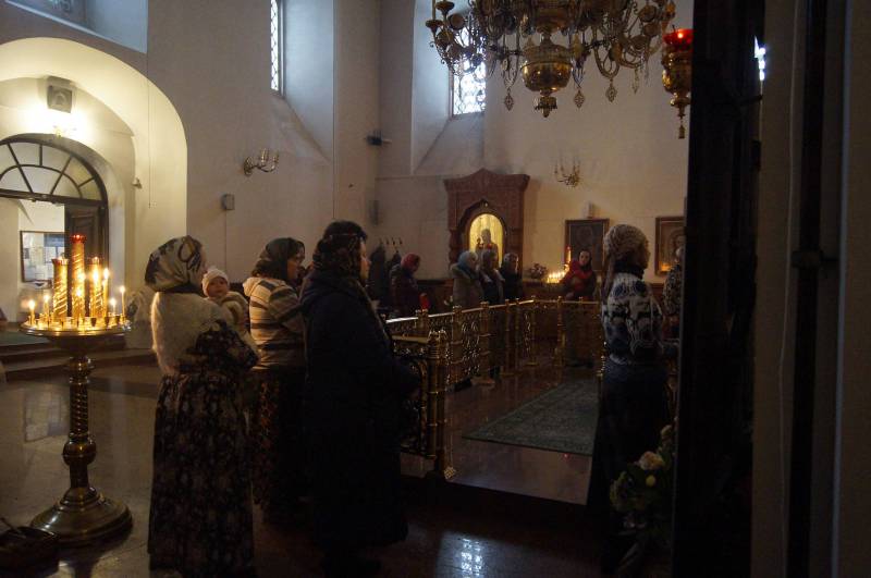Божественная литургия в день памяти преподобного Иоасафа Печерского