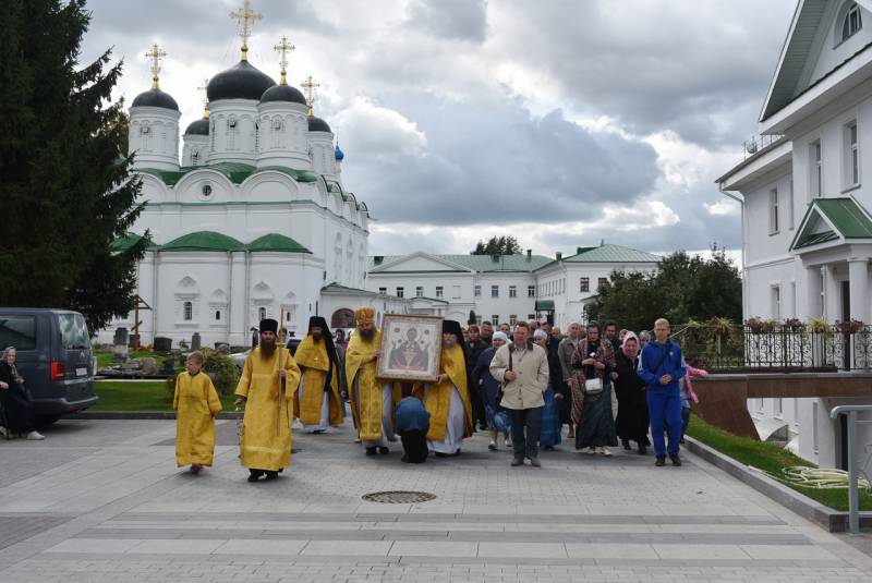 Отправление иконы 