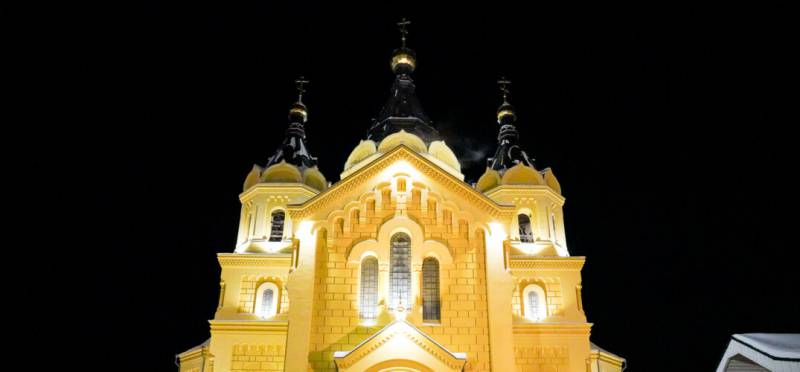 В Александро-Невском кафедральном соборе Нижнего Новгорода совершено праздничное рождественское богослужение