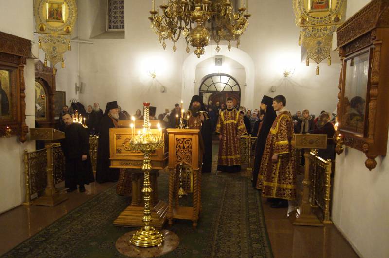 Всенощное бдение в честь Собора новомучеников и исповедников Церкви Русской