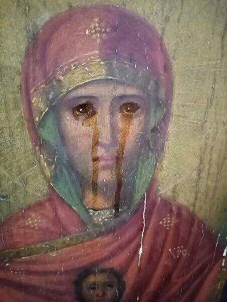 В Тульской епархии замироточила старинная икона Божией Матери «Знамение»