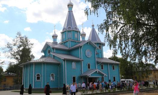В Автозаводском районе Нижнего Новгорода освящен храм в честь иконы Божией Матери «Прибавление ума»