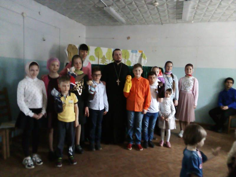 Пасхальный праздник в воскресной школе при Покровском монастыре