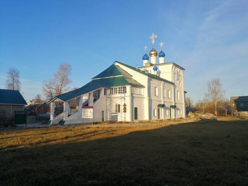 Реставрационные работы Покровского храма Покровского монастыря