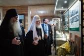 Святейший Патриарх Кирилл посетил дом-музей «Исповедник веры Христовой иерей Василий Гундяев» в Лукоянове