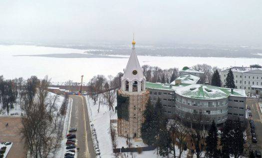 В последний день года запущены часы на соборной колокольне Нижегородского кремля