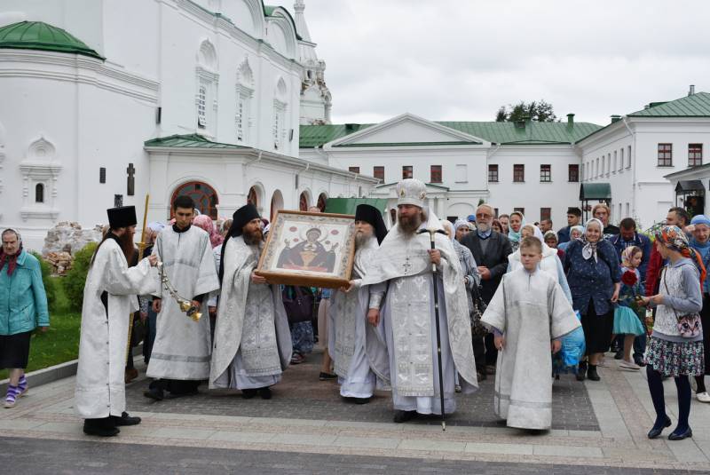 Отправление иконы 