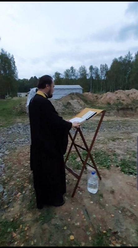 В скиту Благовещенского монастыря совершился молебен