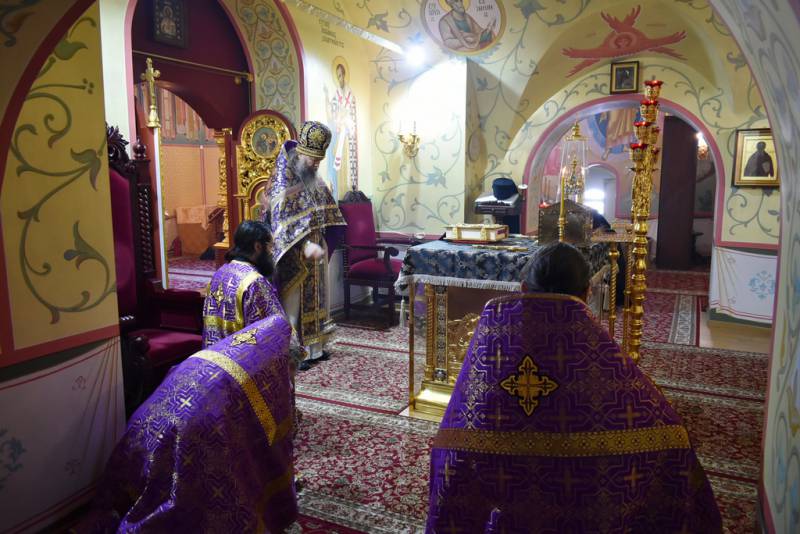 Литургия Преждеосвященных Даров в день памяти 40 мучеников Севастийских