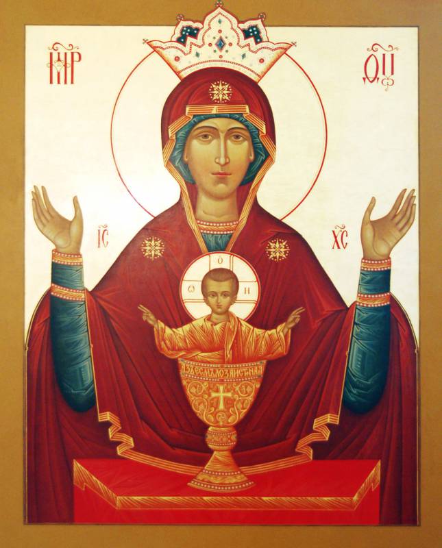 В Благовещенском монастыре пребывает список с чудотворной иконы Божией Матери 