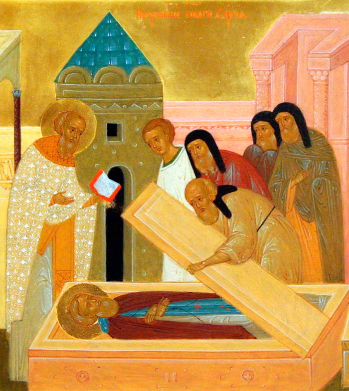 ￼Воскресная литургия в день памяти преставления преподобного Сергия, игумена Радонежского, чудотворца