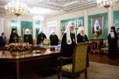 В Москве состоялось очередное заседание Священного Синода Русской Православной Церкви