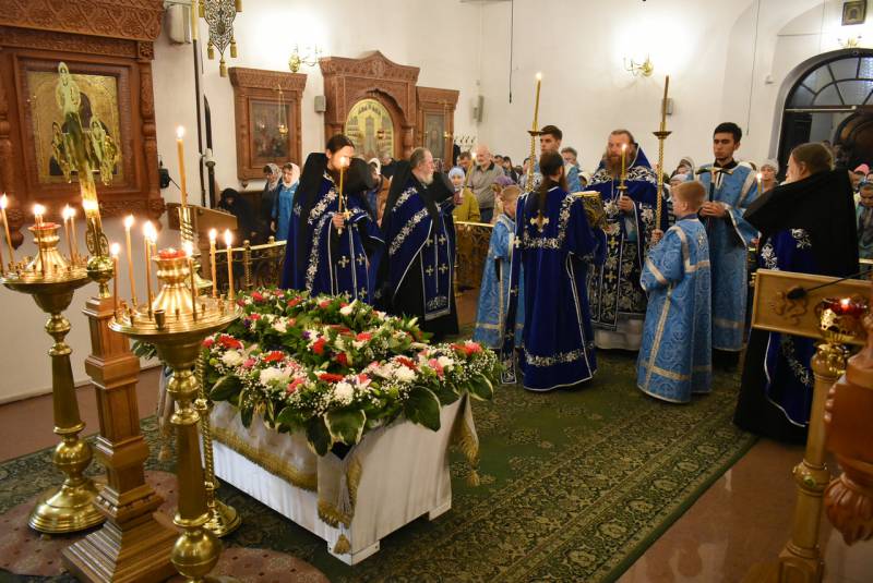 Всенощное бдение в честь праздника Успения Божией Матери