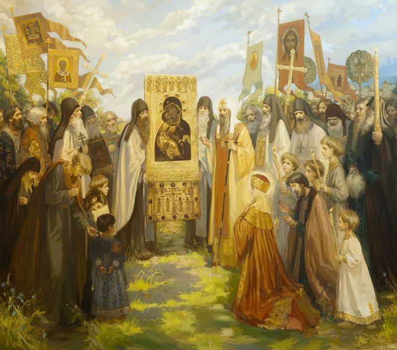 Литургия в день памяти Сретения Владимирской иконы Божией Матери