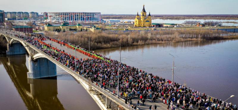 В Нижнем Новгороде состоялся Пасхальный крестный ход